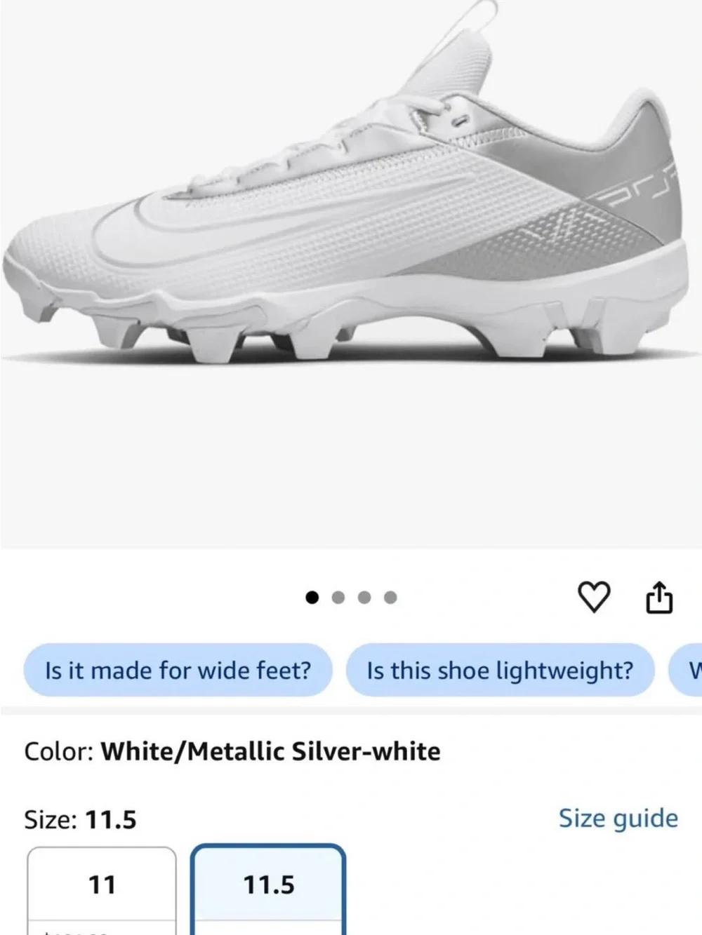 Nike Men's Vapor Edge Shark 2 Football cleats